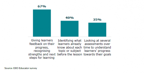 Figure 41: Educators who identified assessment as a strength