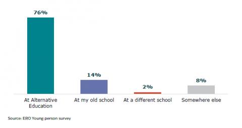Figure 15: Where young people prefer to learn